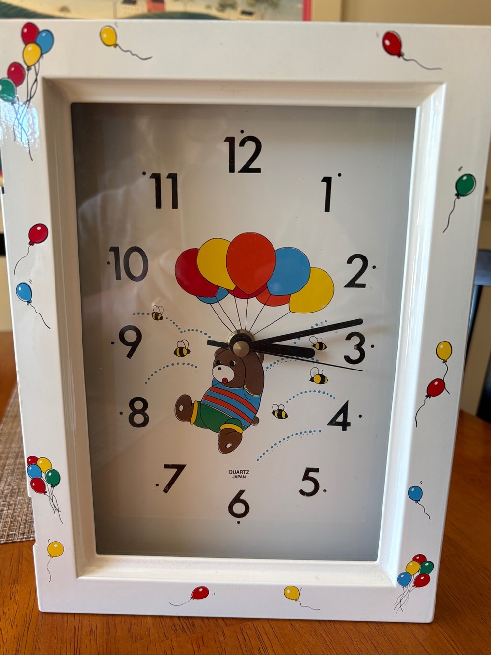 Vintage 90s clock and frame